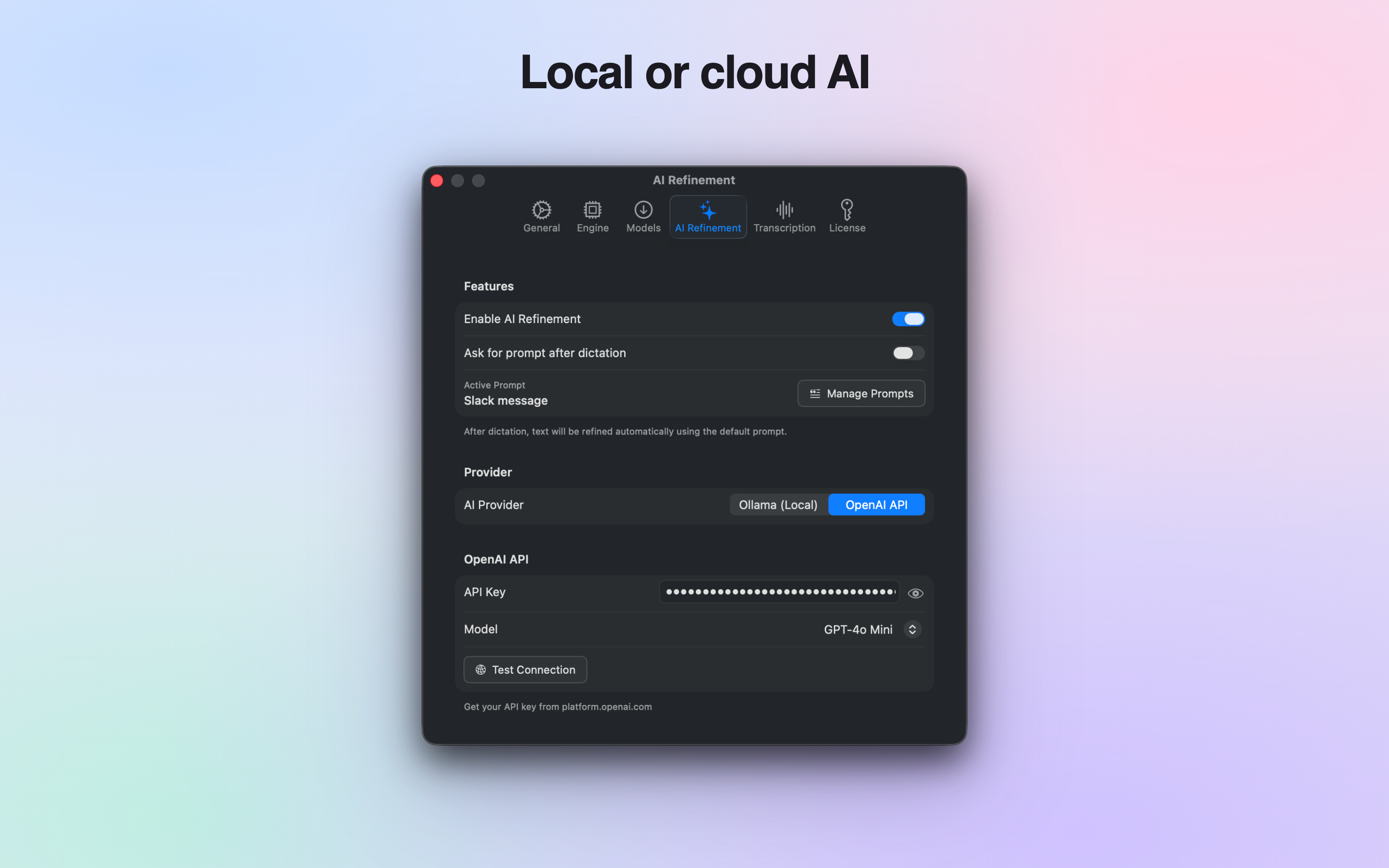 MurmurAI - AI transcript refinement