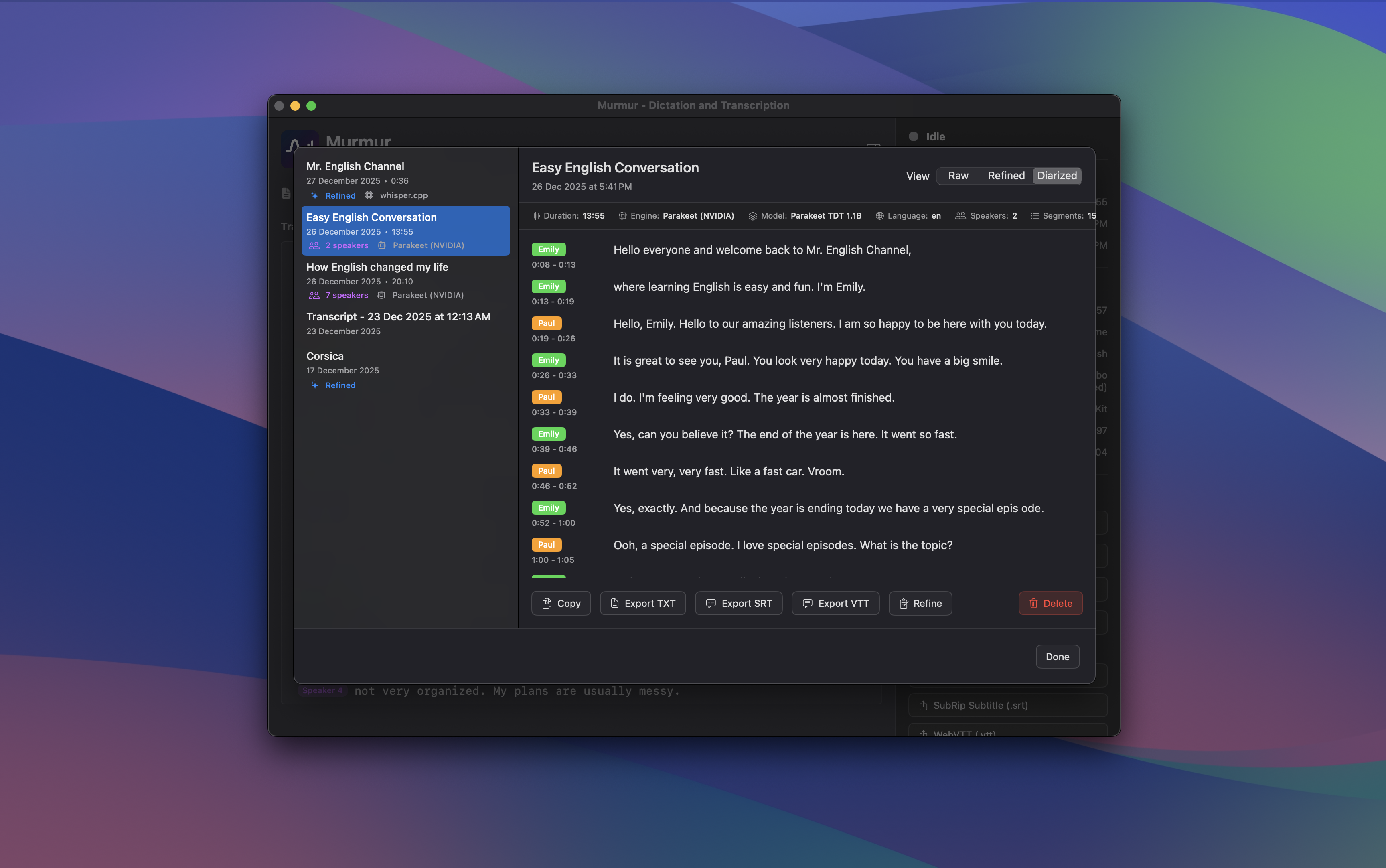 MurmurAI - AI Refinement